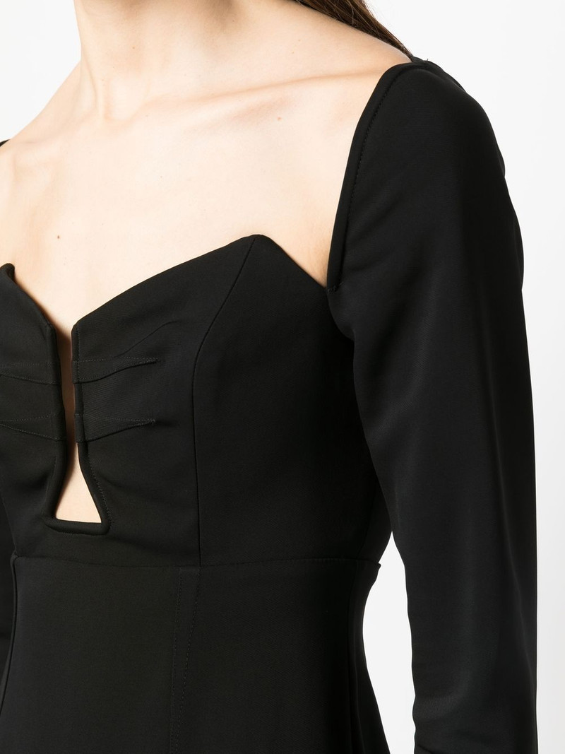 long-sleeved maxi dress 5