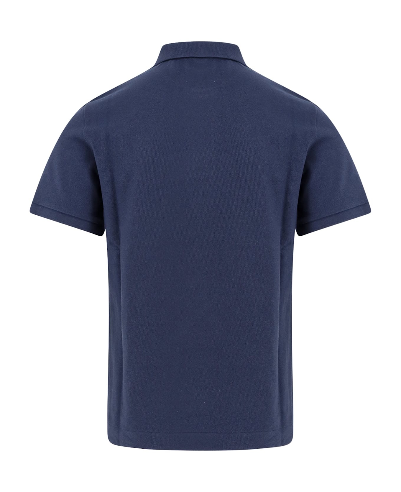 Cotton Piquet Polo Shirt With Vlogo Embroidery - 2
