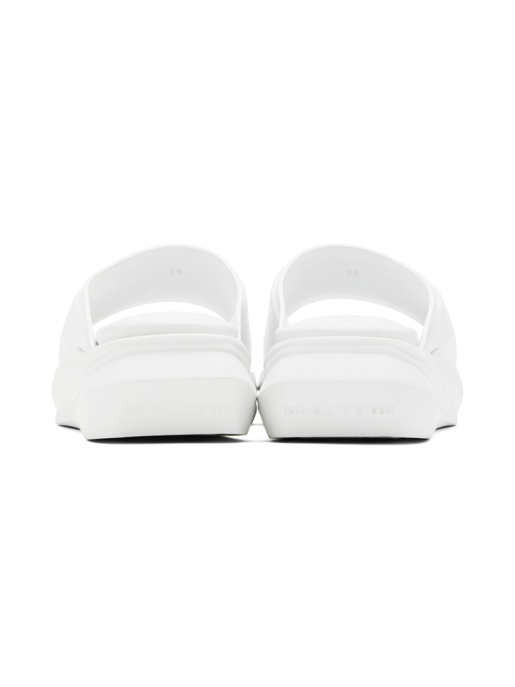 White Mono Slides - 2