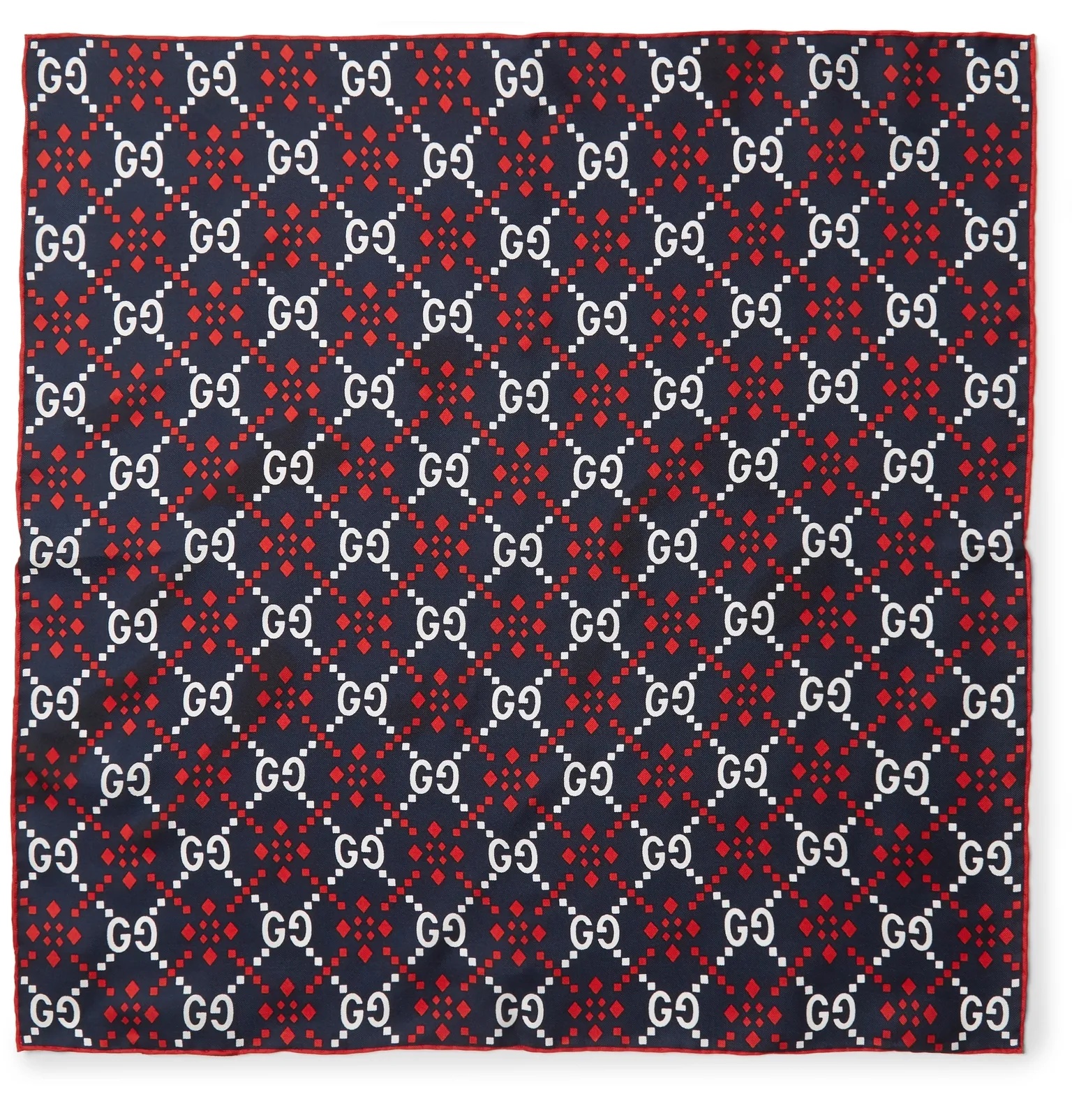 Printed Silk-Twill Pocket Square - 11