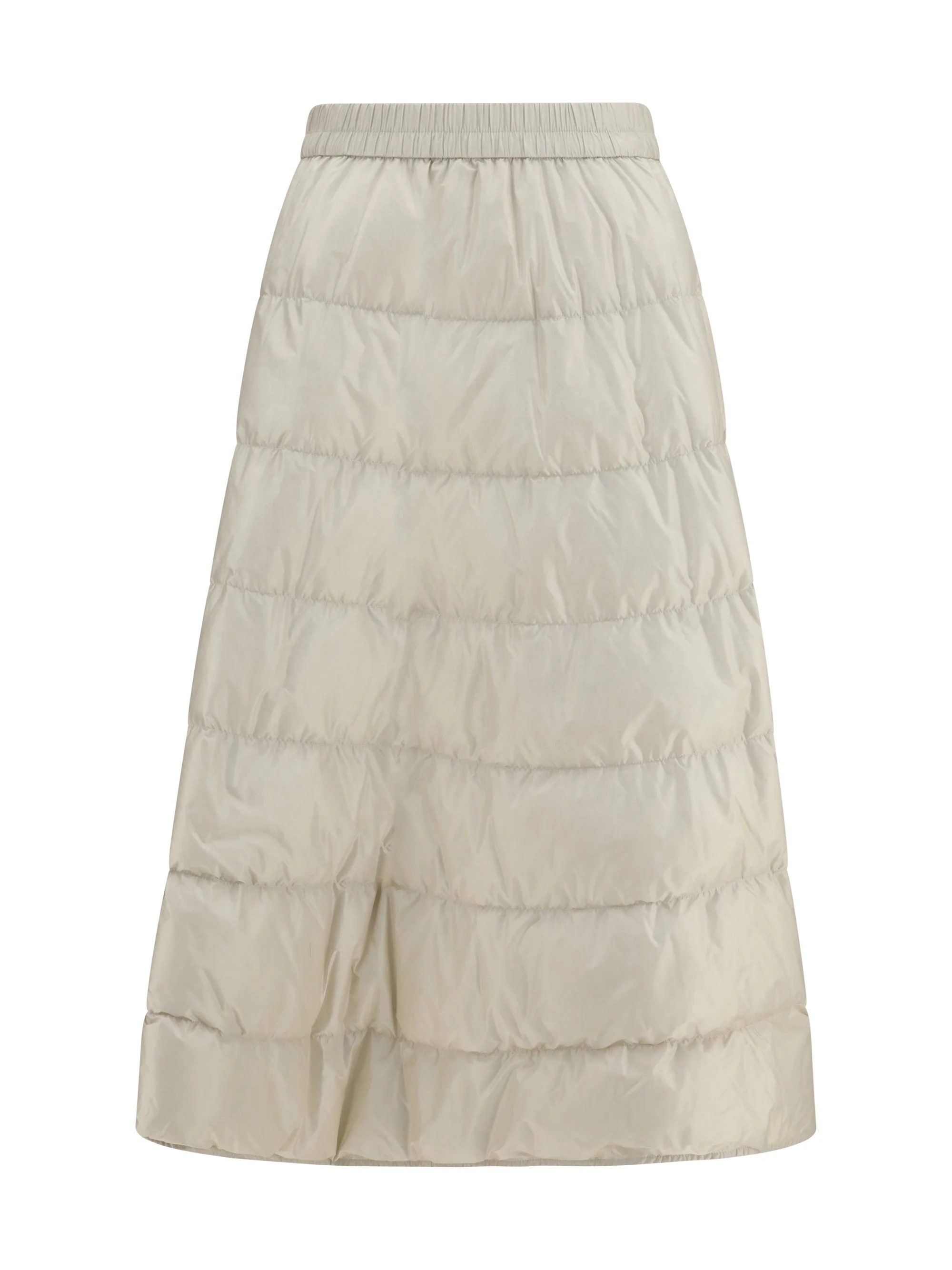 Moncler Padded A-line Skirt Light Beige - 1