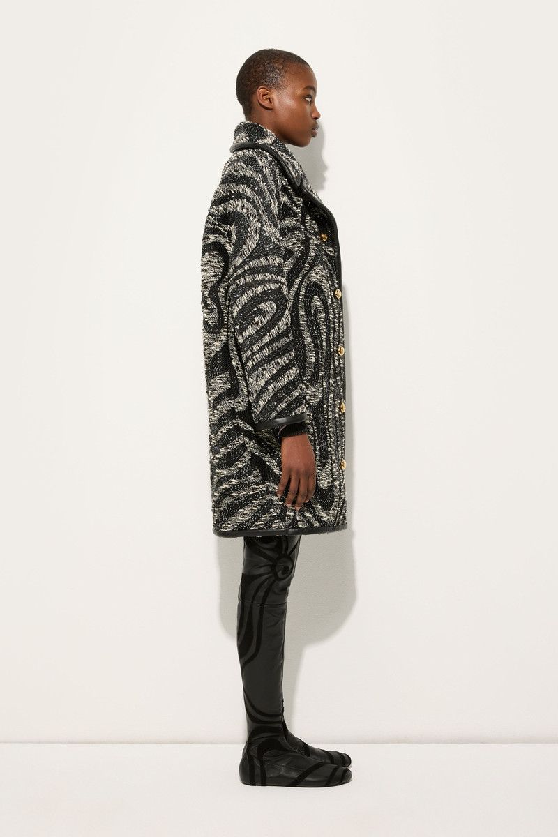 TWEED COAT WITH MARMO PATTERN 3