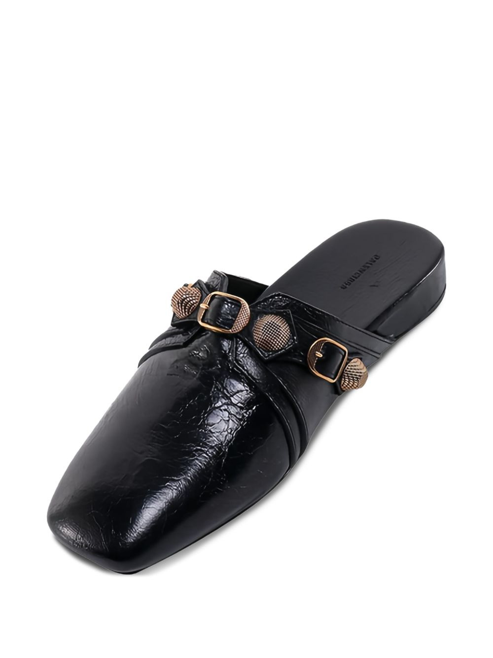 Cagole studded leather slippers - 4