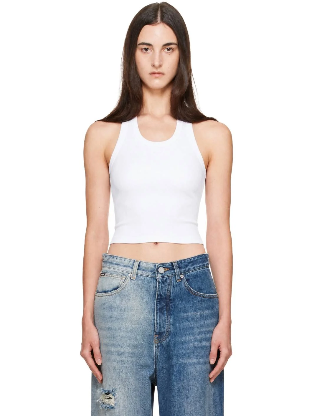 White Halterneck Top - 1
