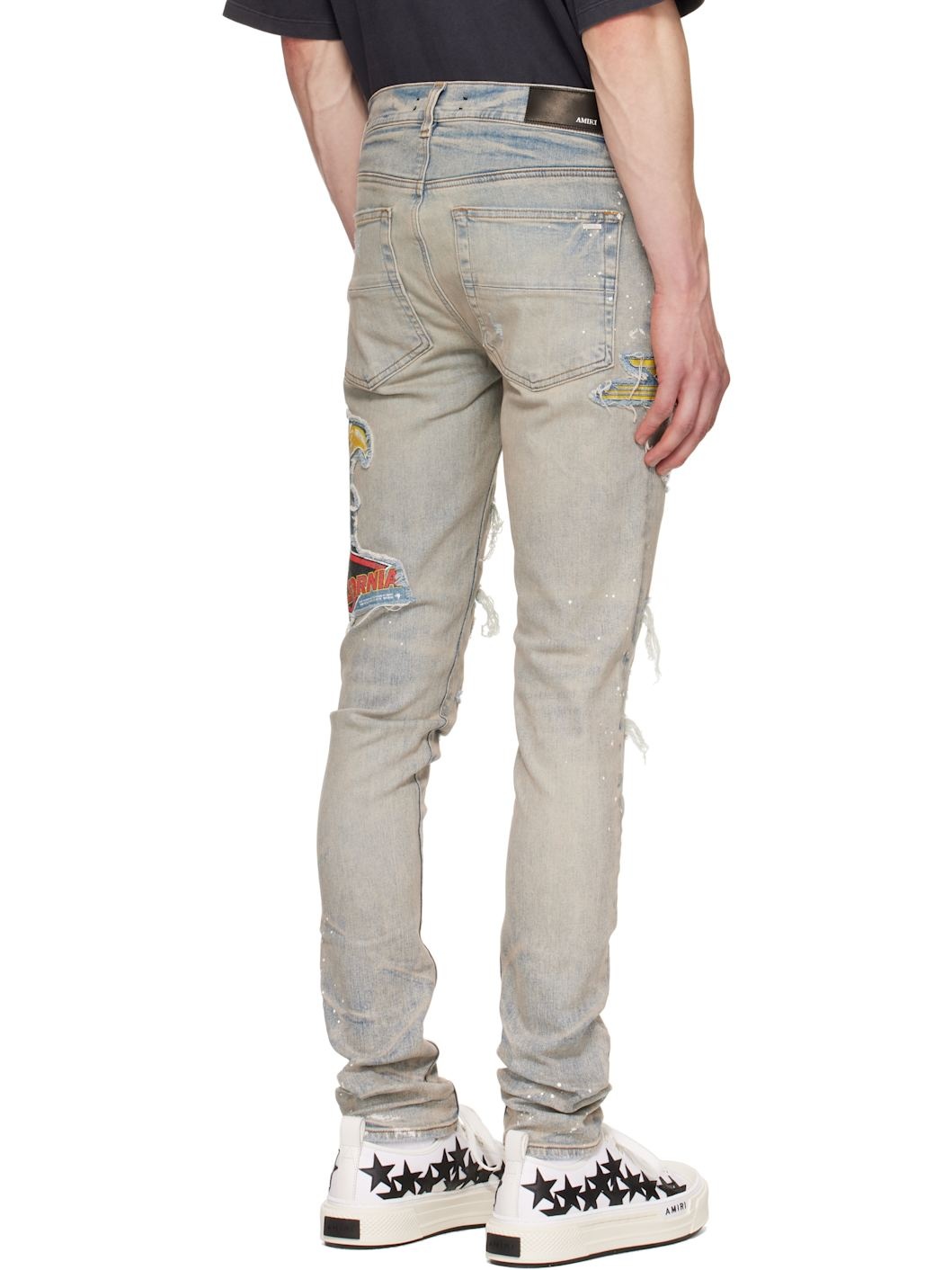 Blue MA Cement Thrasher Skinny Jeans - 3