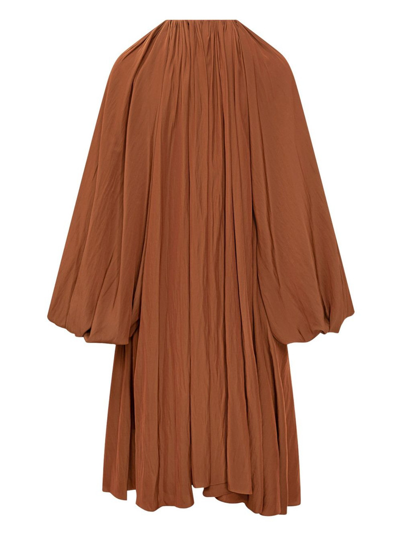 Lanvin cotton pleated dress outlook