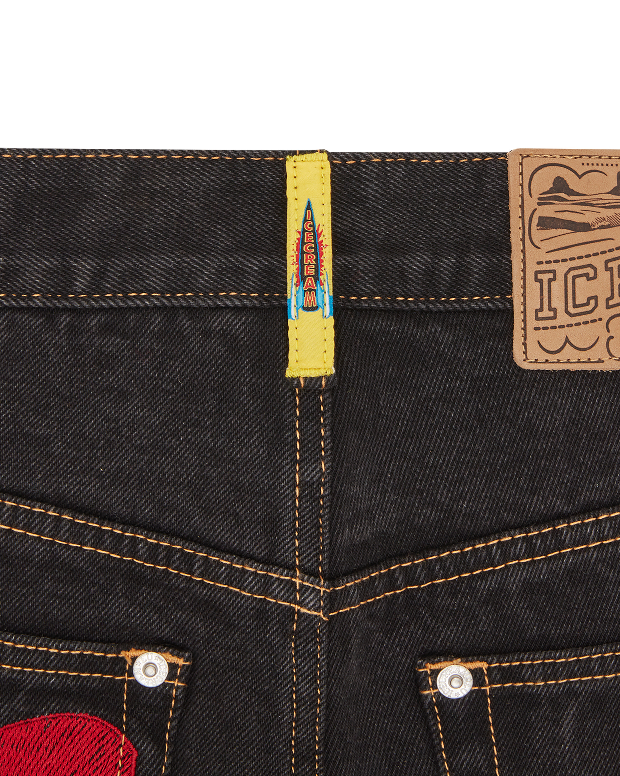 RUNNING PUPPY DENIM SHORTS - 7