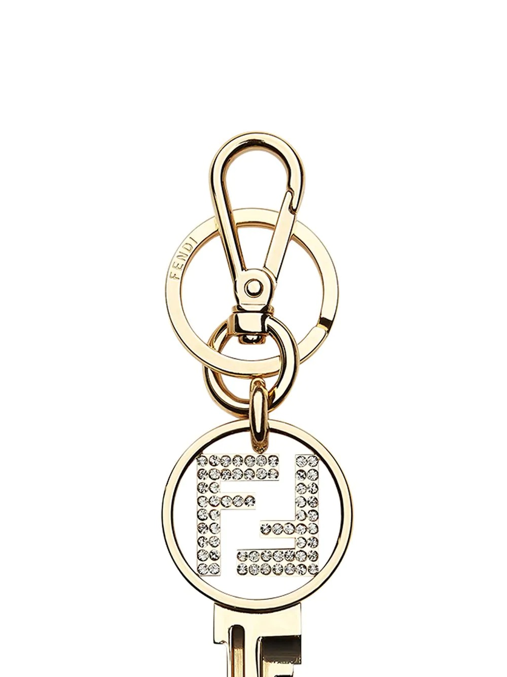 crystal FF motif keyring - 2