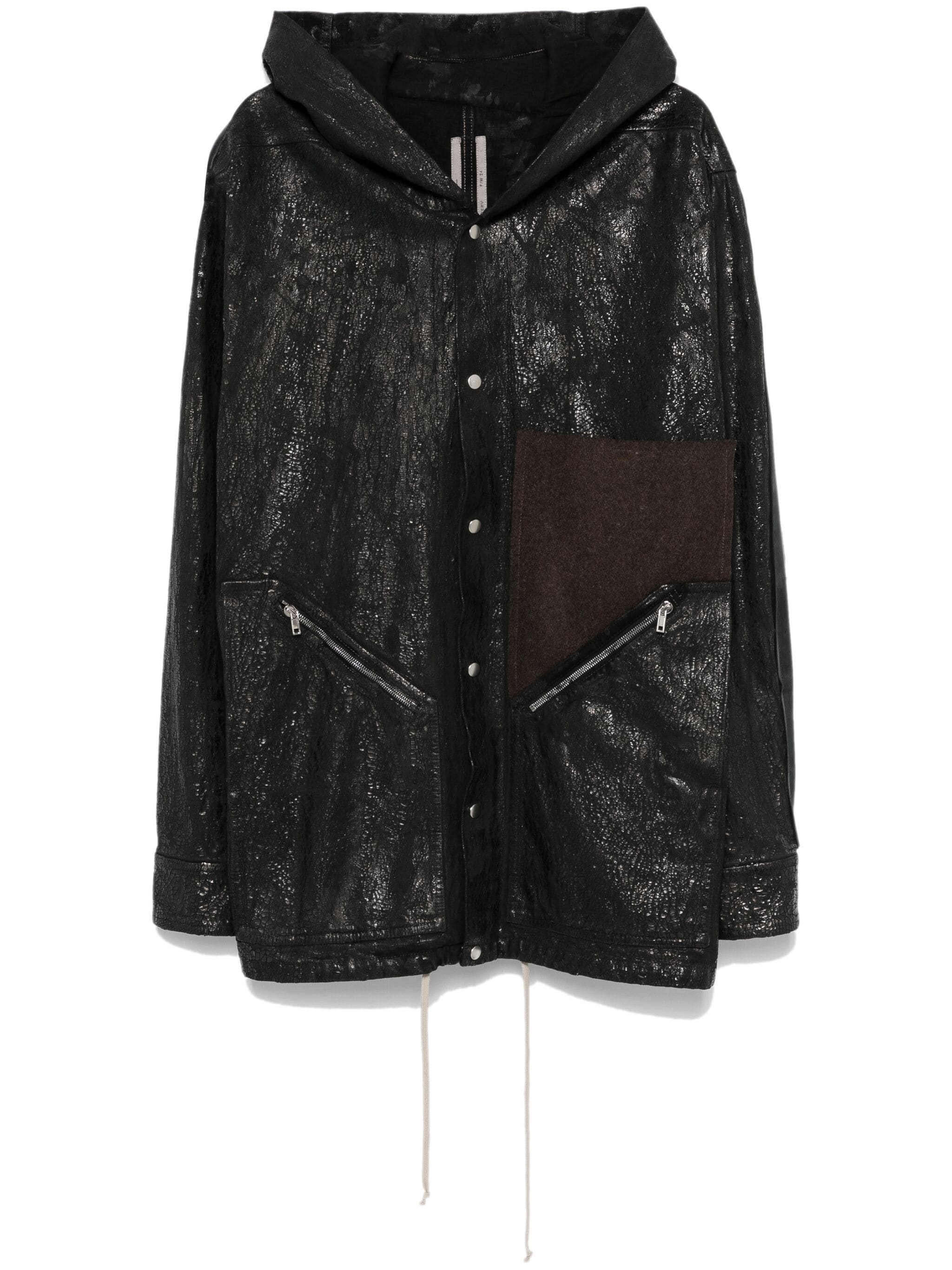 RICK OWENS - Men Denim Tour Hoodie - 5