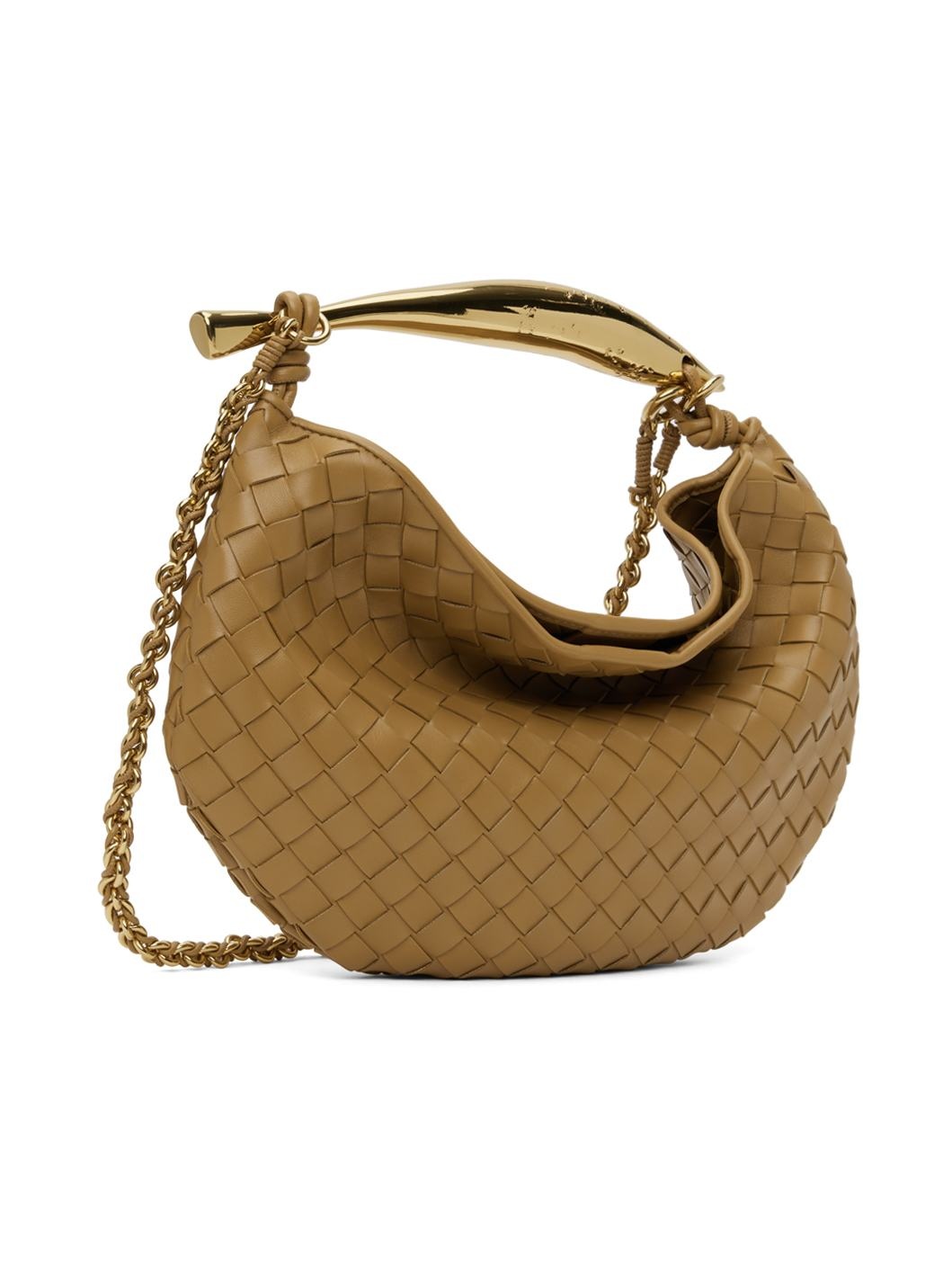 Tan Sardine With Chain Bag - 2