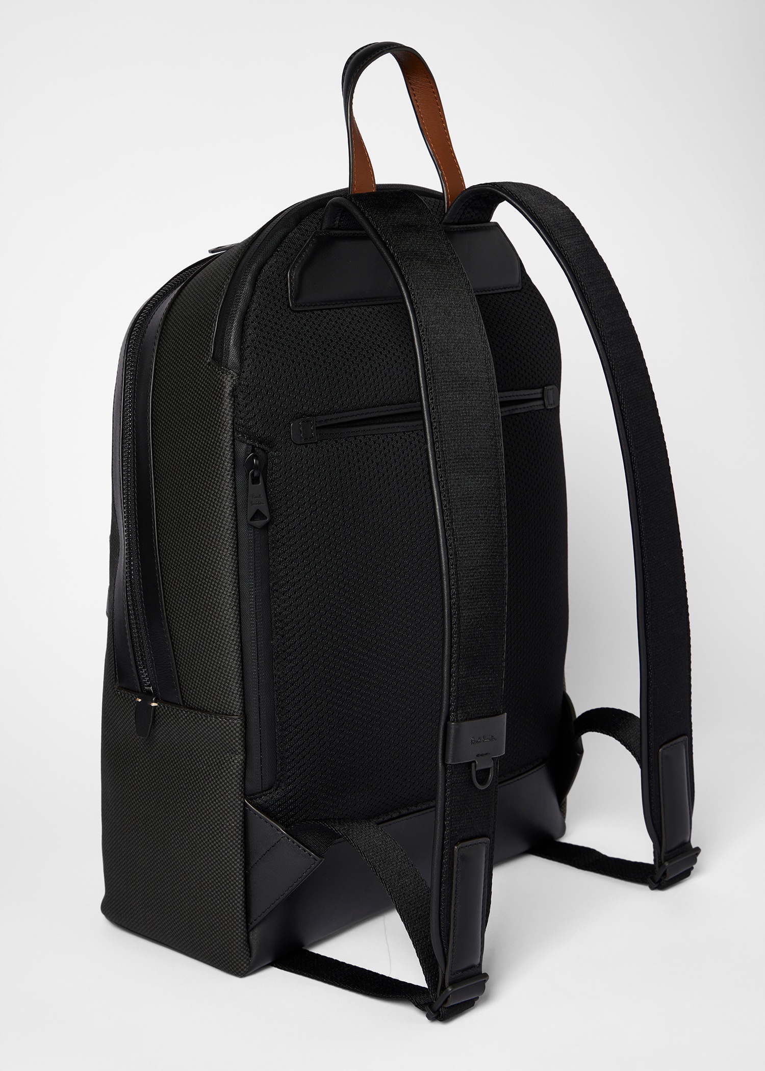 Coated Canvas Signature Stripe Pocket Backpack - 6