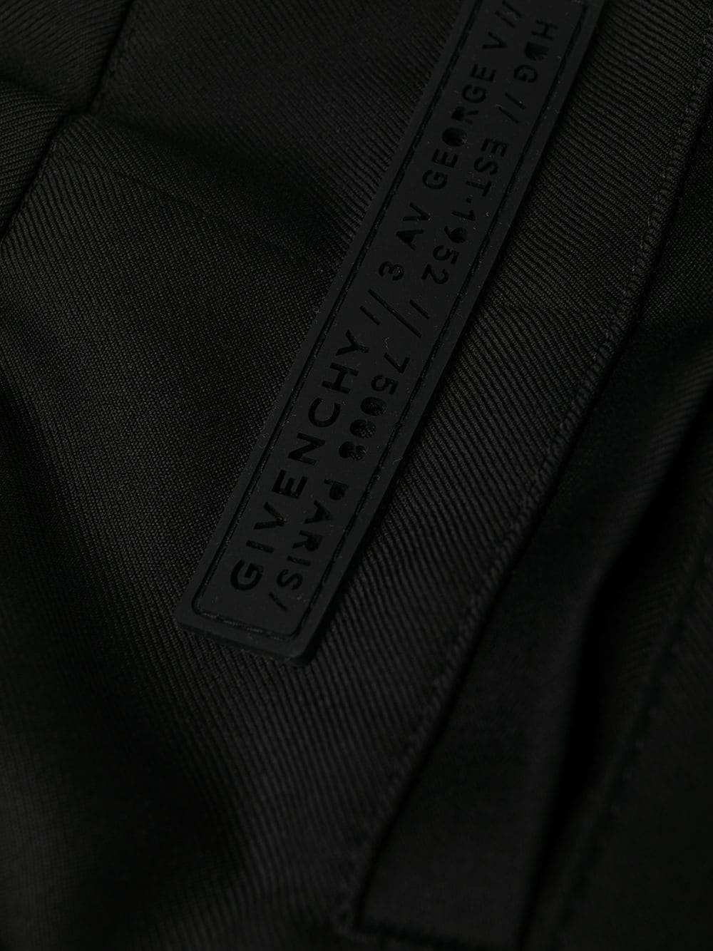 logo-patch cargo trousers - 6