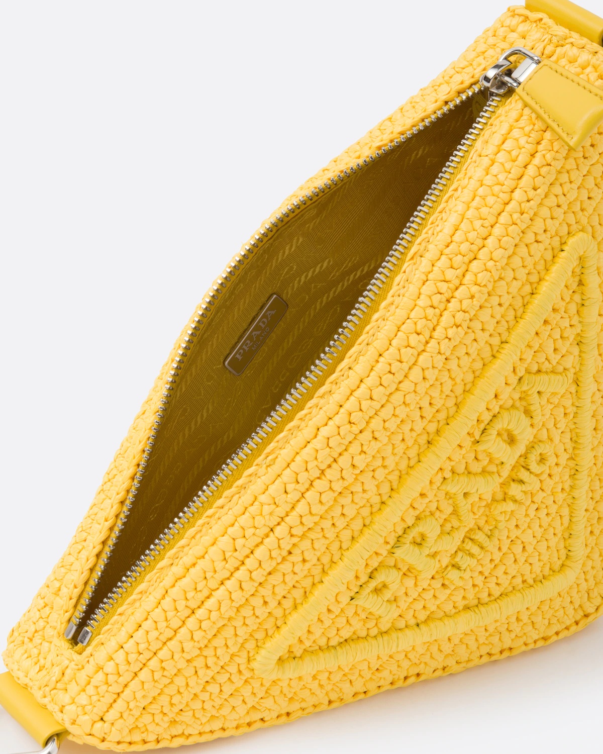 Raffia Prada Triangle bag - 5