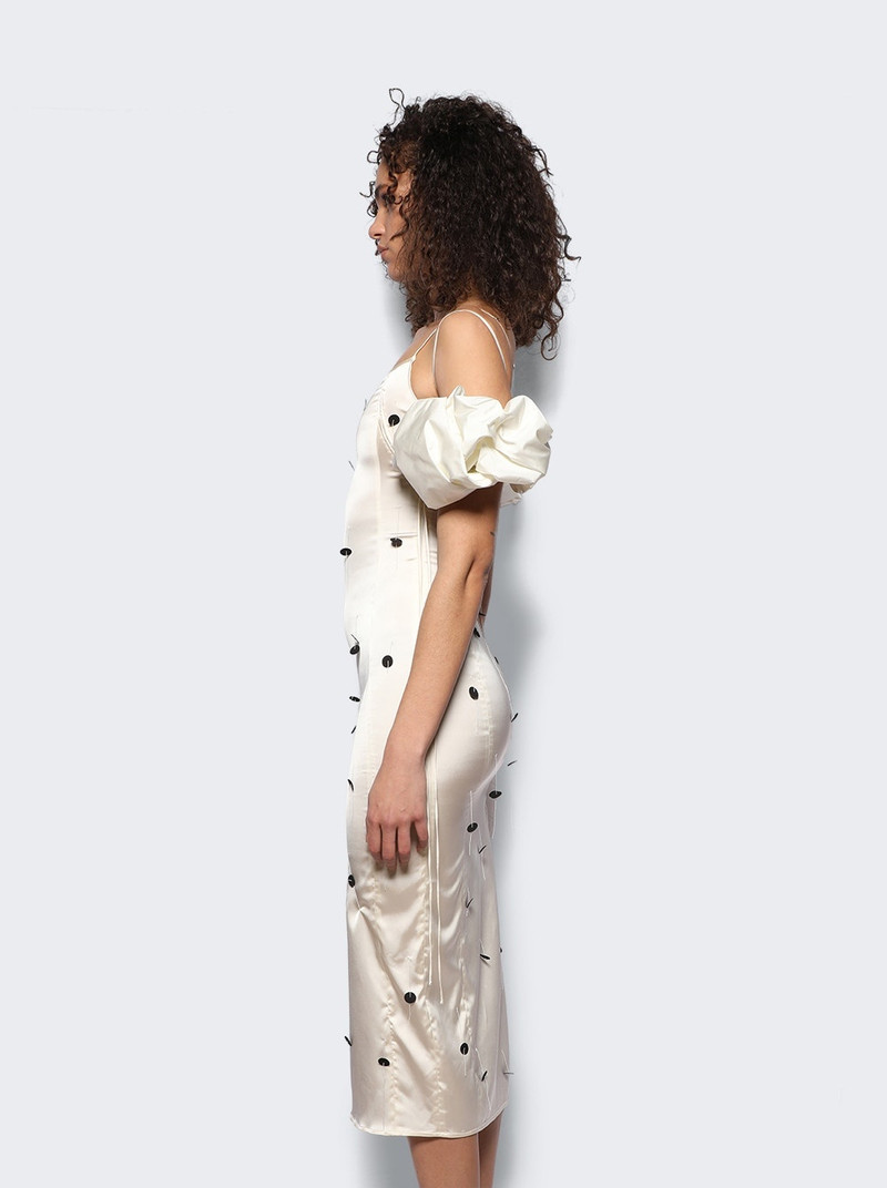 La Robe Choucho Dress Off White And Black Dots 4