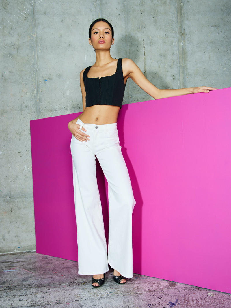 JENNY LOW RISE FLARE JEAN 6