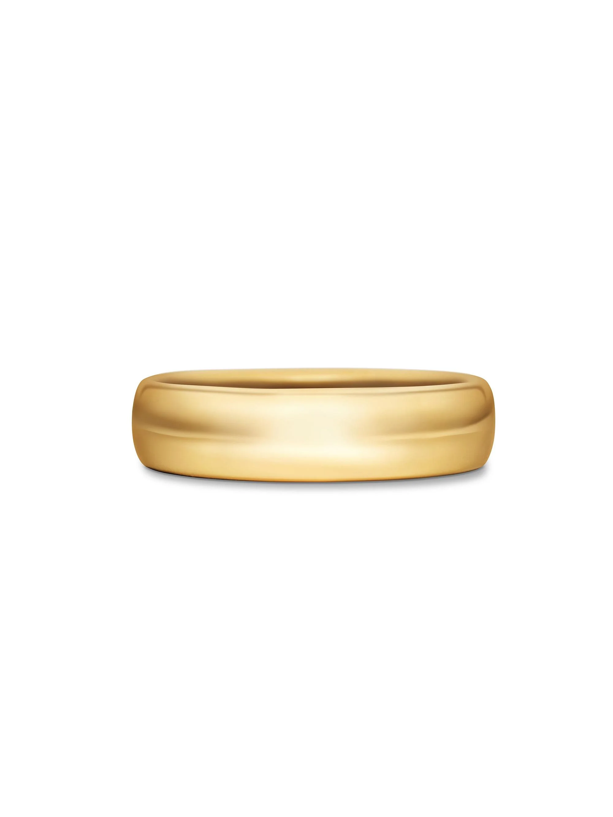 Men's DY Classic Band Ring in 18K Yellow Gold, 6mm - Gold - 1
