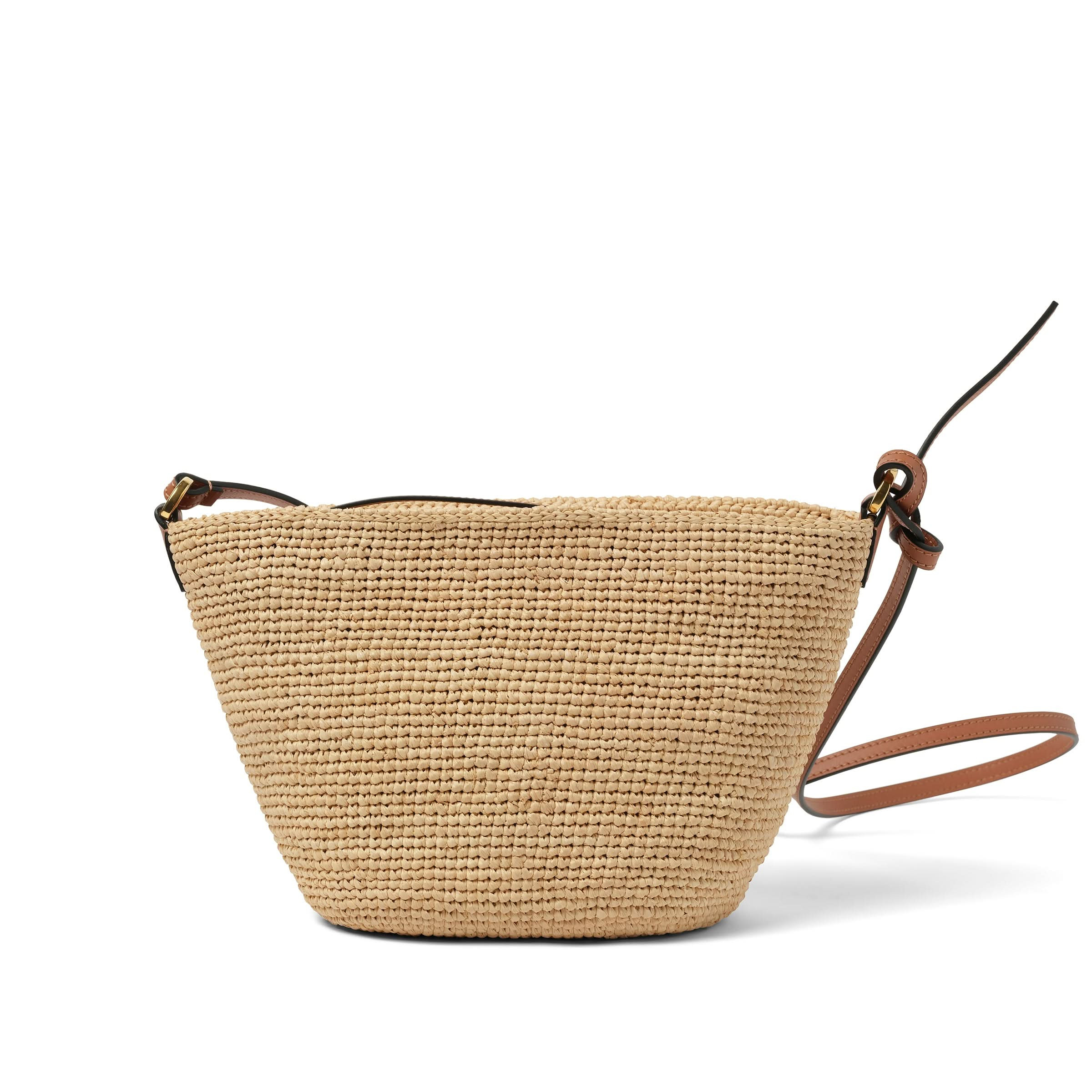 Slit Pochette Bag in Natural/Tan - 4