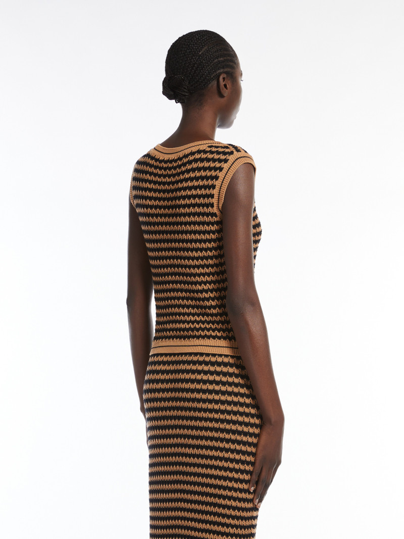 DISEGNO Crochet cotton top 4