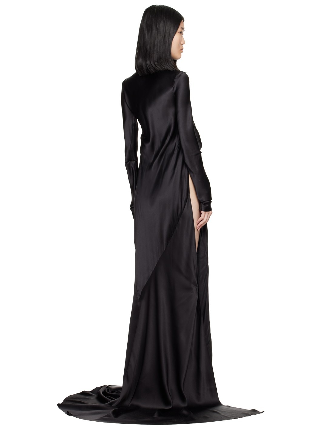 Black Demy X-Long Maxi Dress - 3