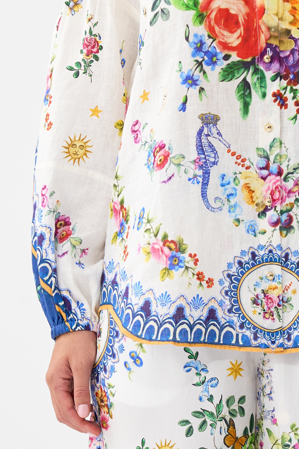 BALLOON SLEEVE BLOUSE - 6