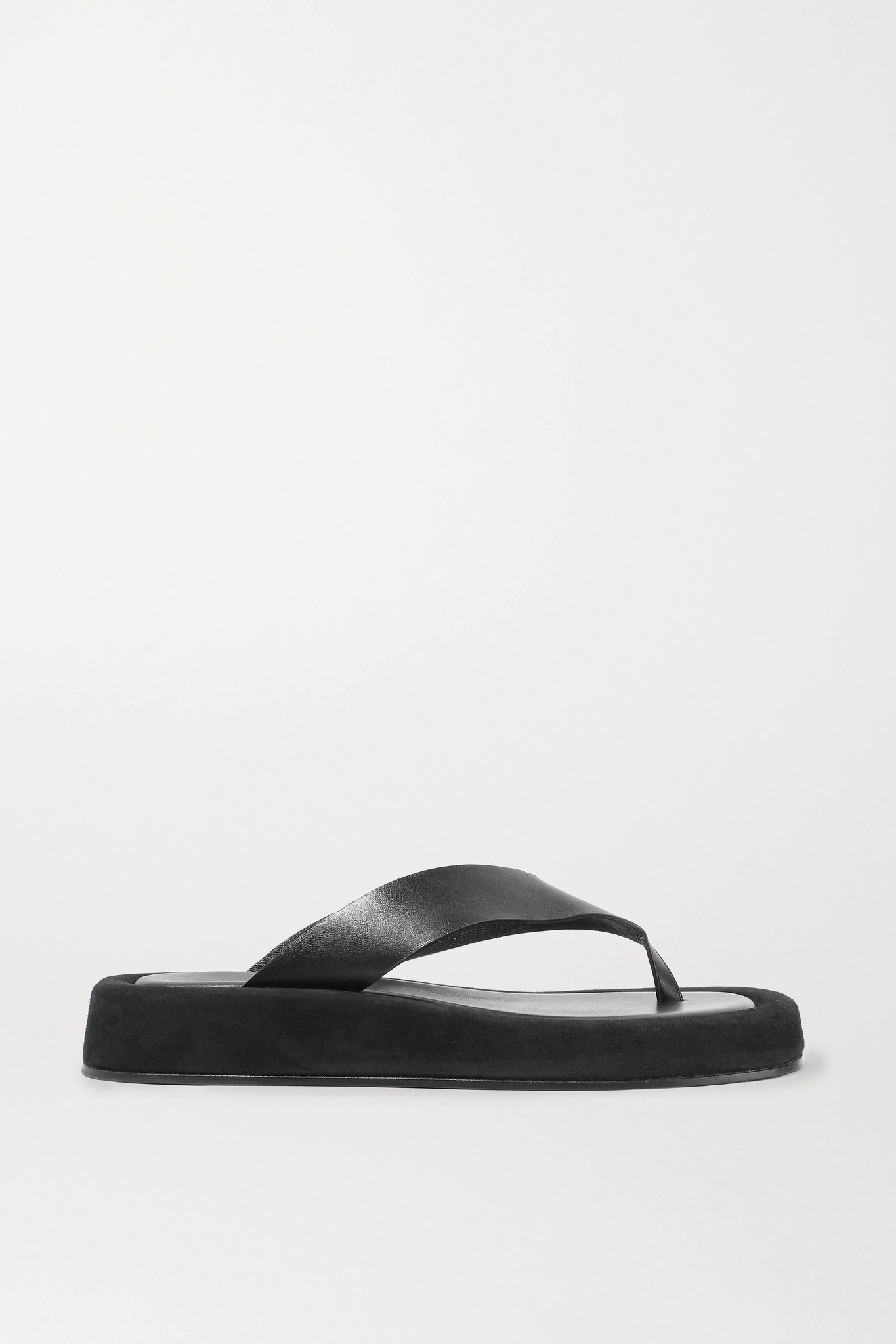 Ginza leather platform flip flops - 1