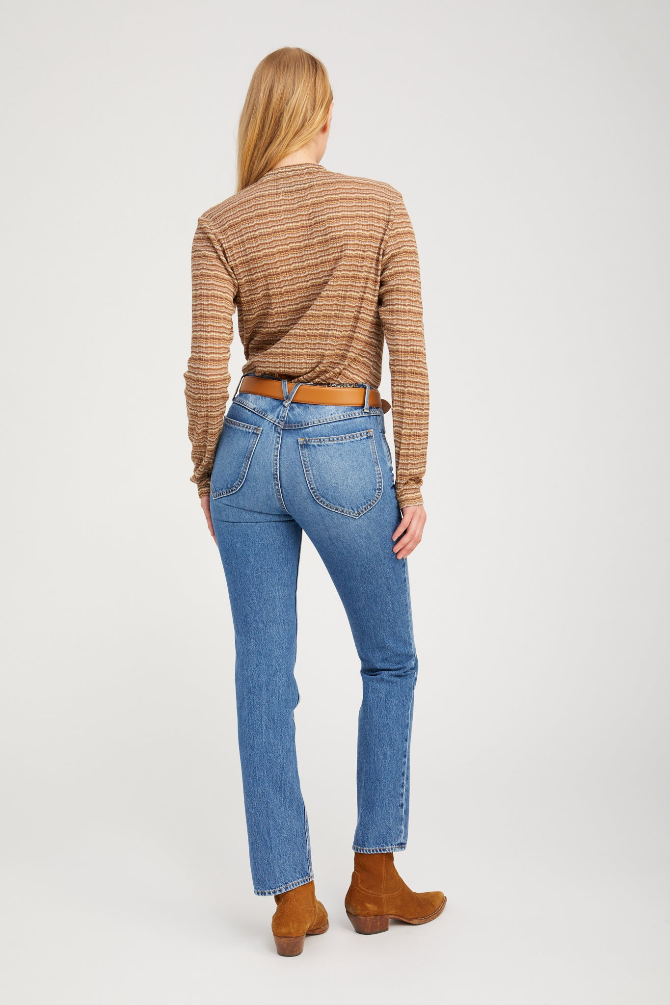 EDITH SLIM STRAIGHT DENIM - 4