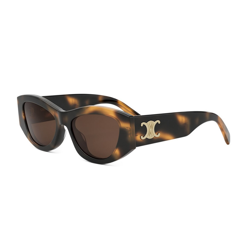Celine Triomphe Brown Gradient Irregular Ladies Sunglasses CL40308U 53E 55 - 1