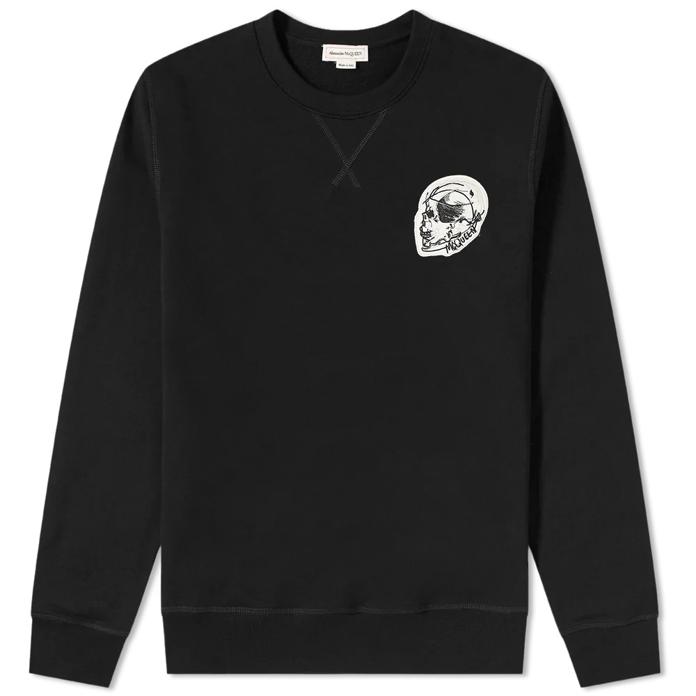 Alexander McQueen Skull Badge Crew Sweat - 1