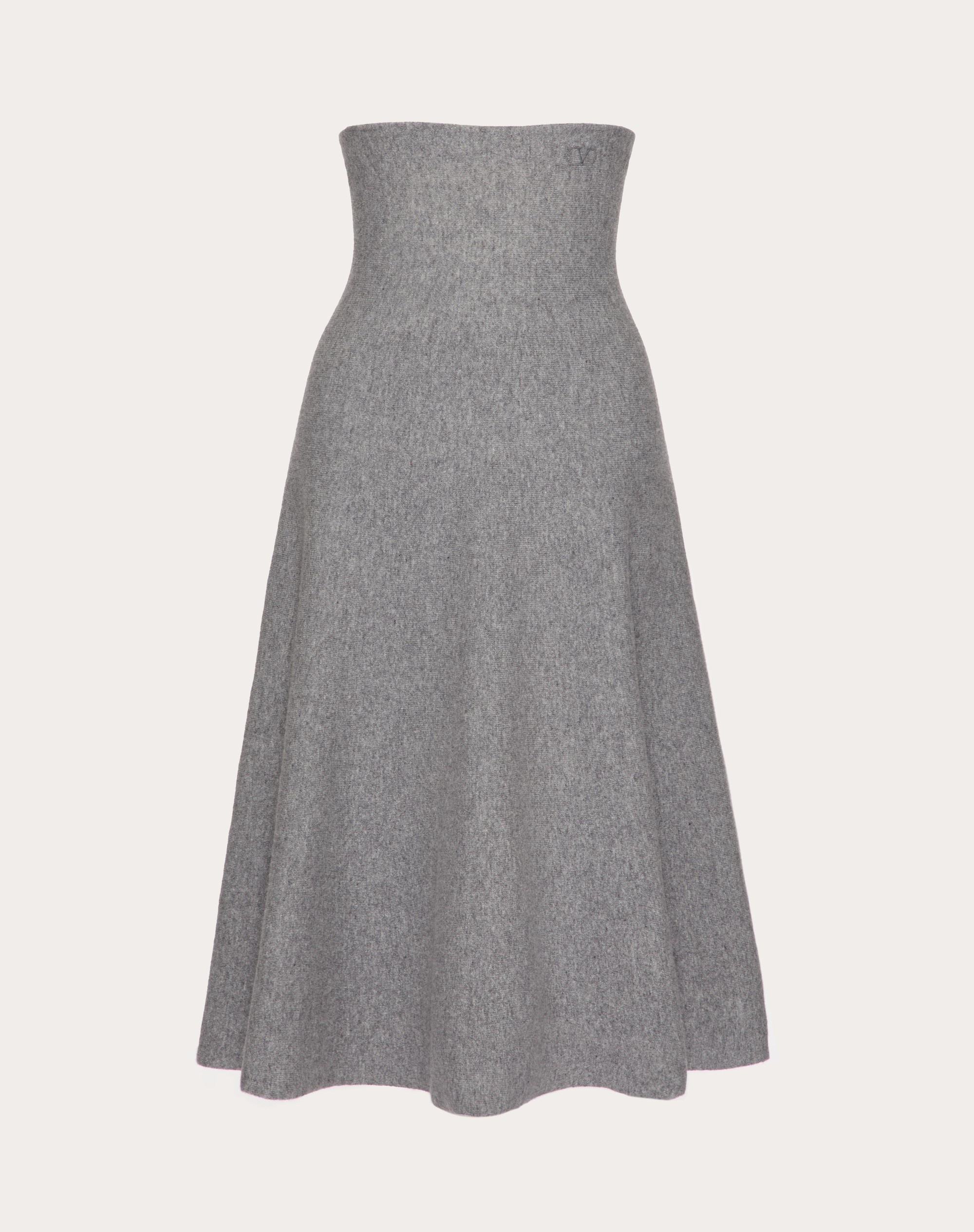WOOL AND STRETCH VISCOSE SKIRT - 1