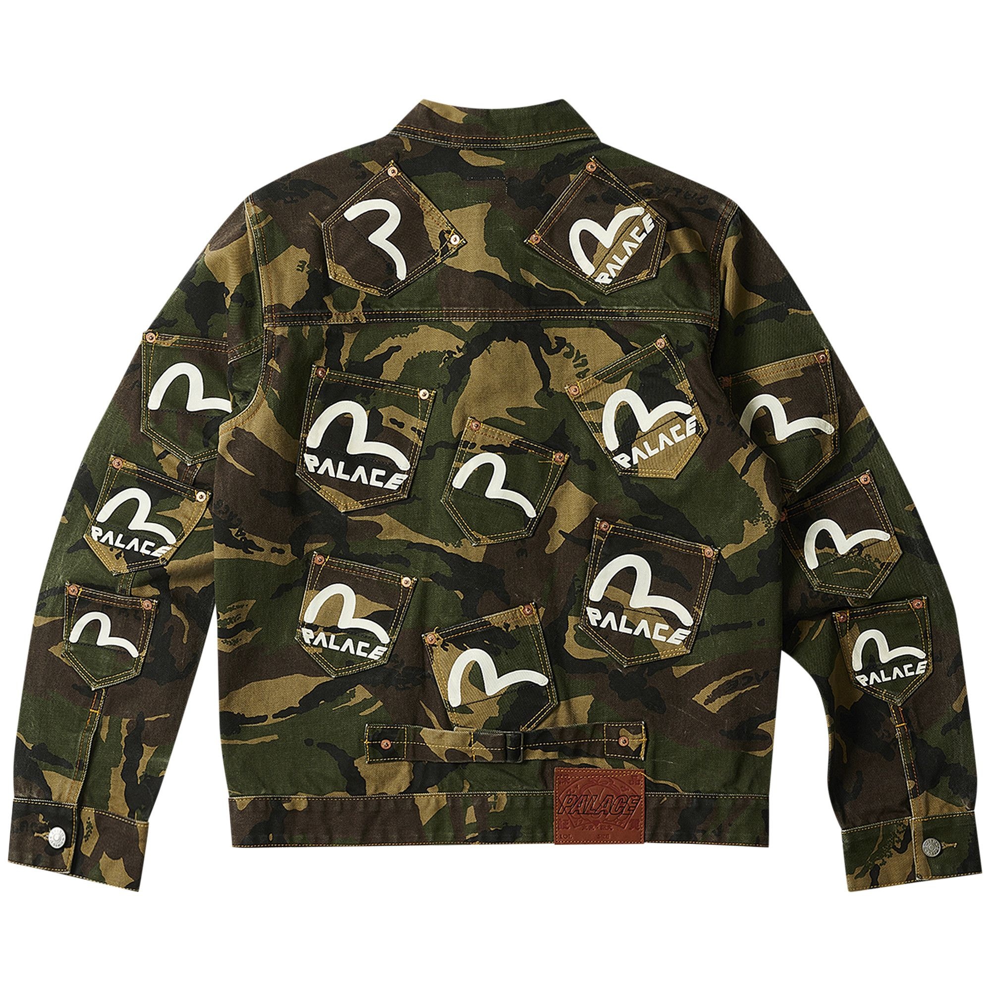 Palace x Evisu Type One Denim Jacket 'Camo' - 3