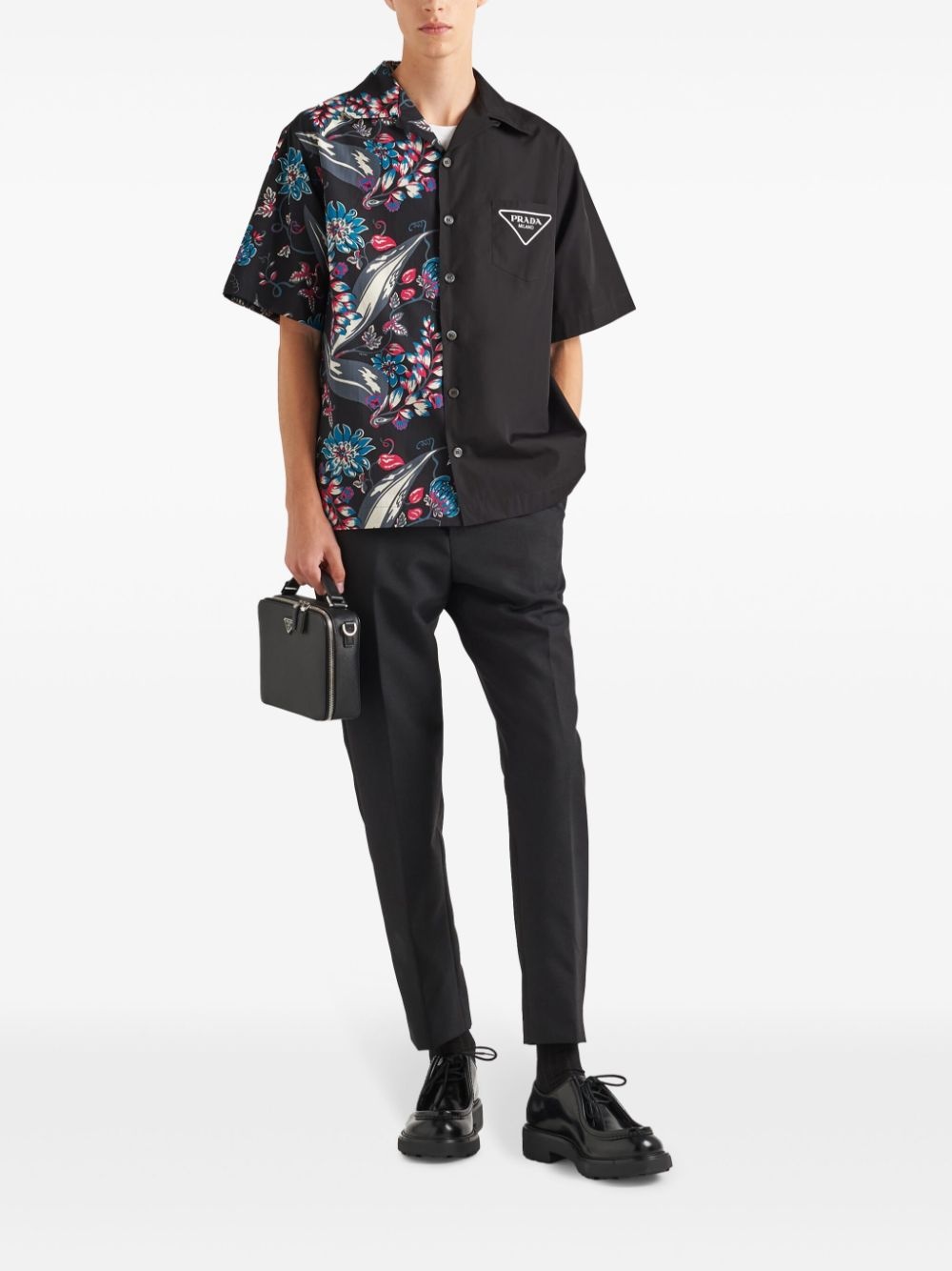 short-sleeved cotton shirt - 2