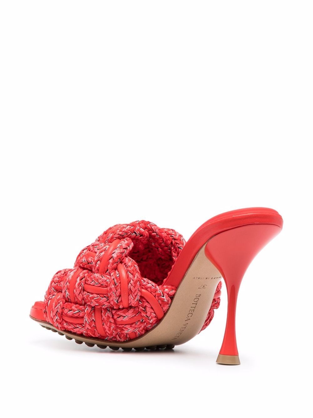 Intrecciato-weave mules - 3