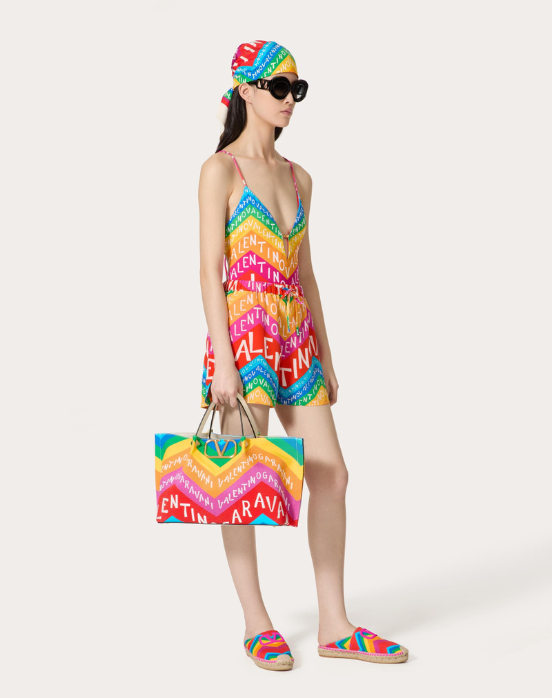 Valentino VALENTINO CHEVRON LYCRA 24 ONE-PIECE SWIMSUIT outlook