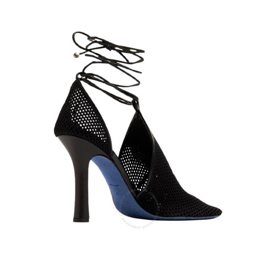Burberry Ankle Wrap Mesh Knit Pumps - 3