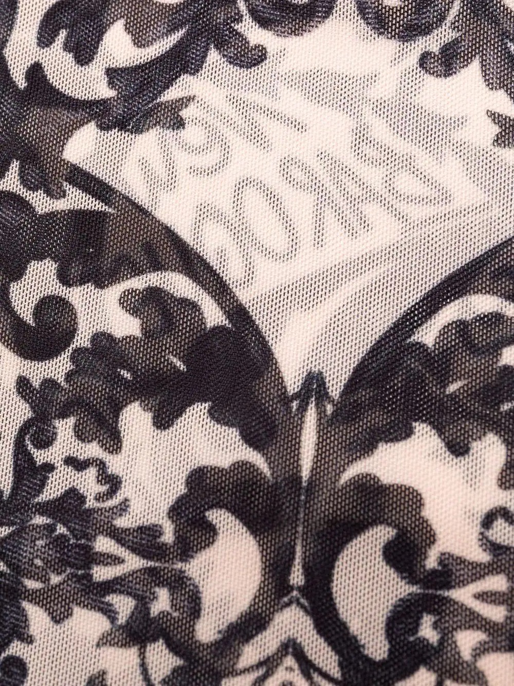 New Baroque  printed tulle leggings - 8