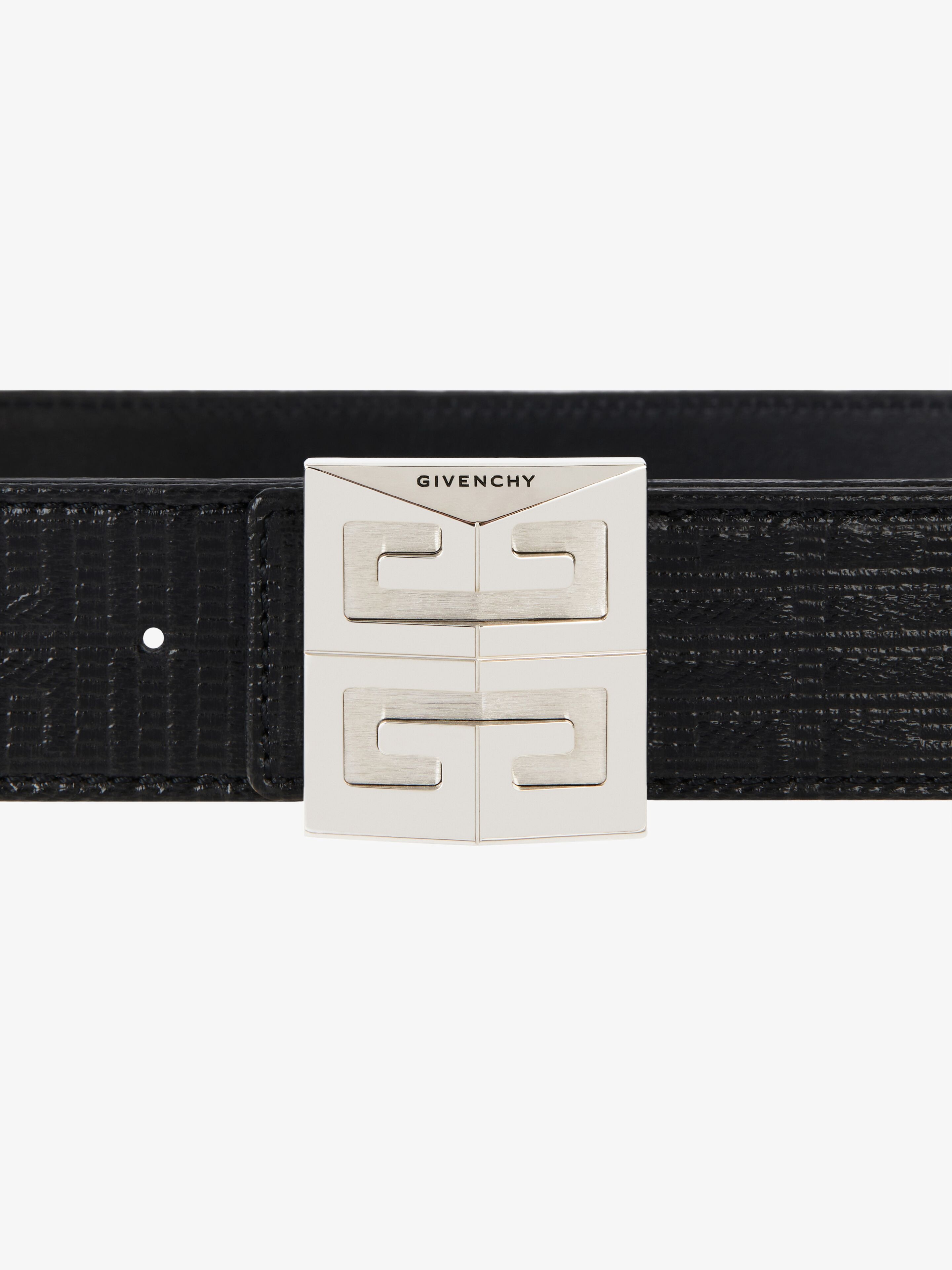 4G REVERSIBLE BELT IN LEATHER AND 4G COATED CANVAS - 6