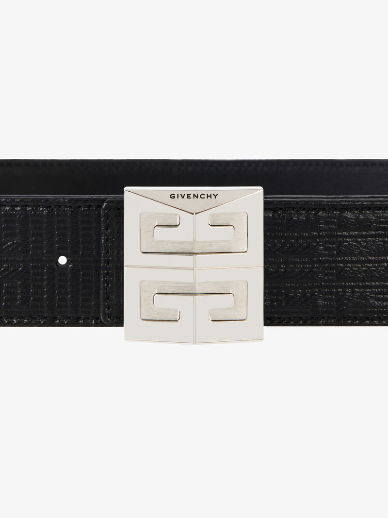 4G REVERSIBLE BELT IN LEATHER AND 4G COATED CANVAS 6