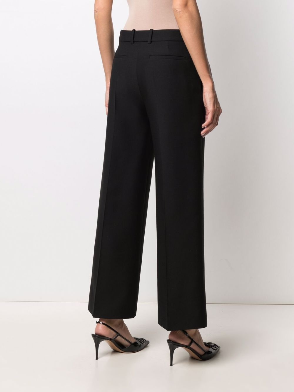 tailored wide-leg trousers - 4