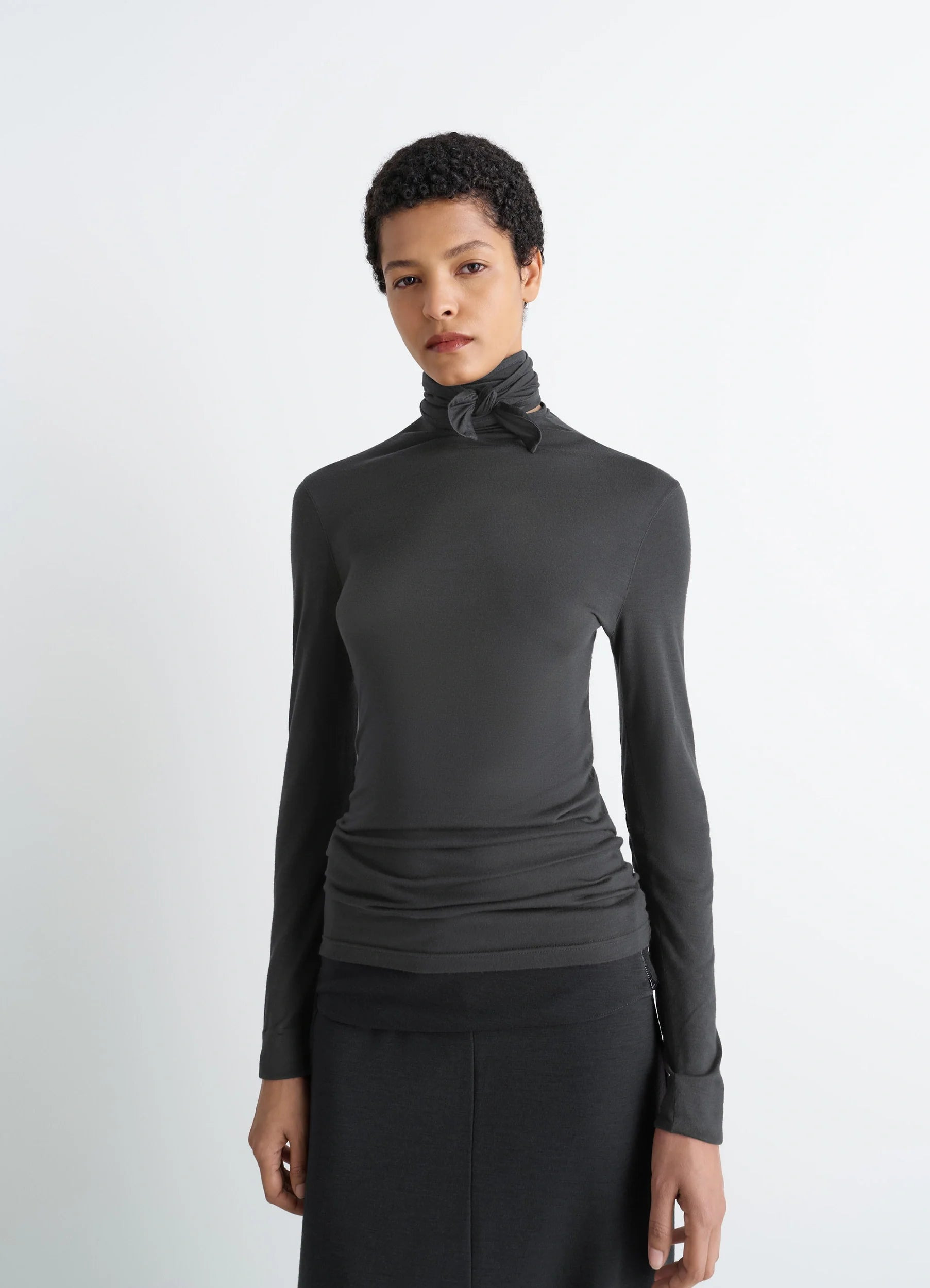 FOULARD TOP WITH PATCHS - 2