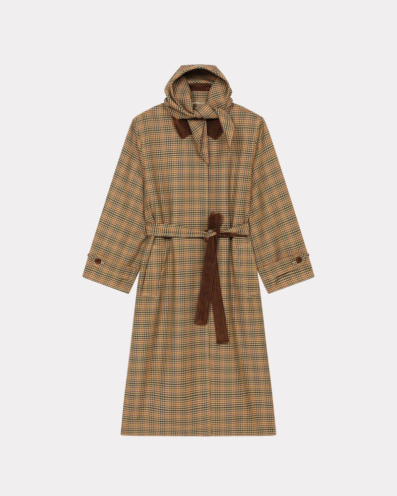 Trench coat with hood - 1