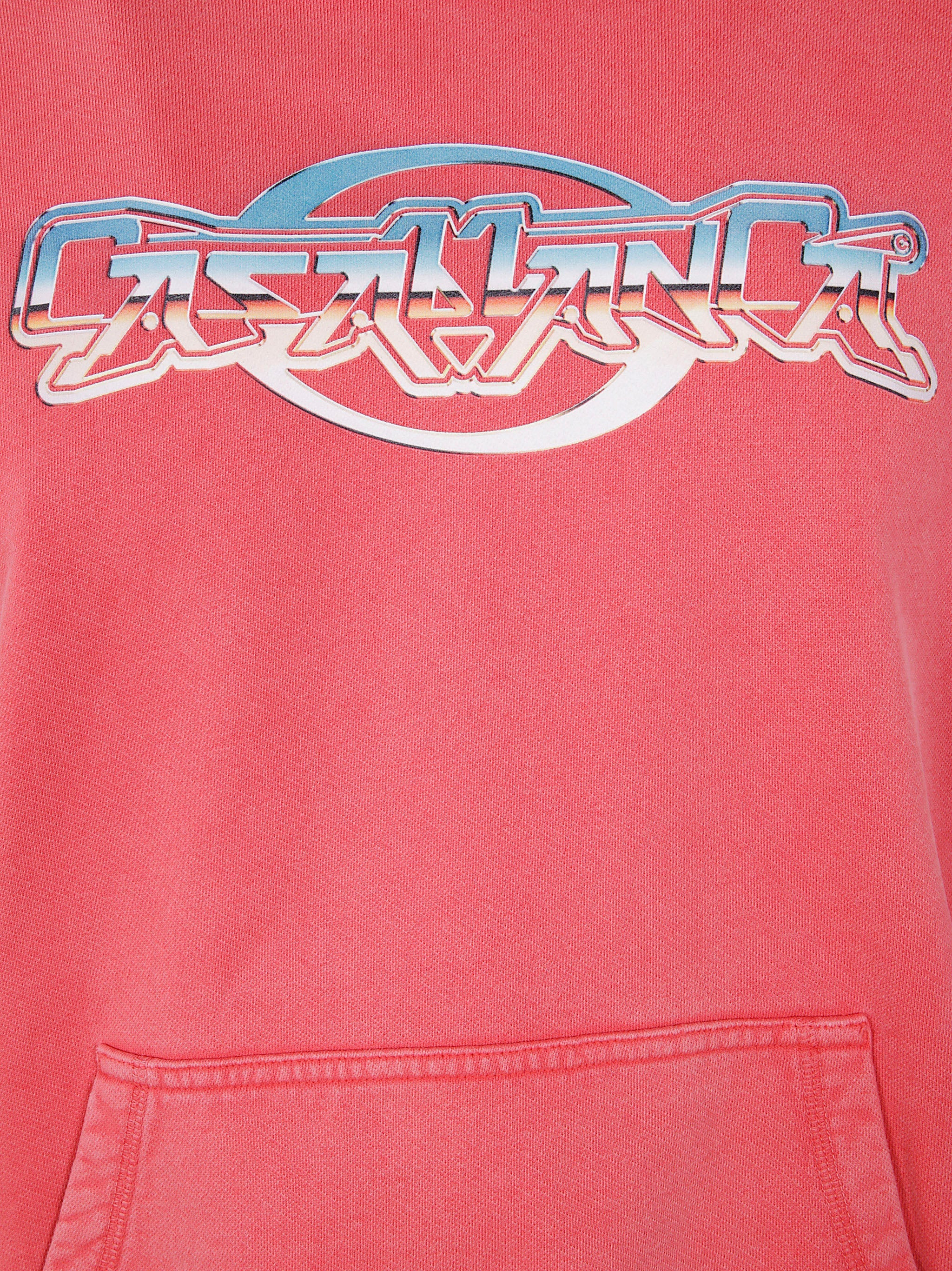 Casablanca Men "Chrome Text" Printed Hoodie - 6