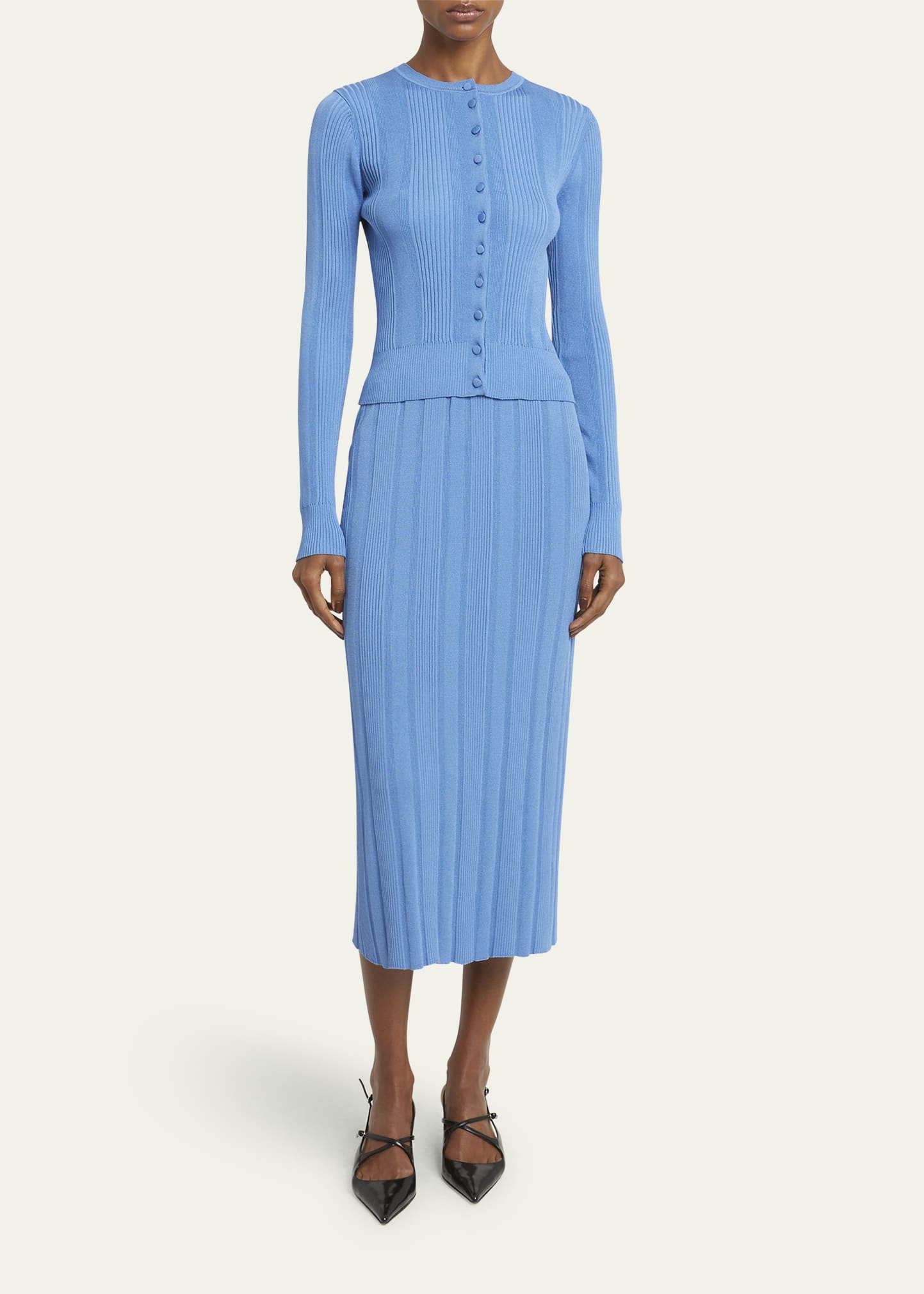 Ryanne Column Rib Skirt - 2