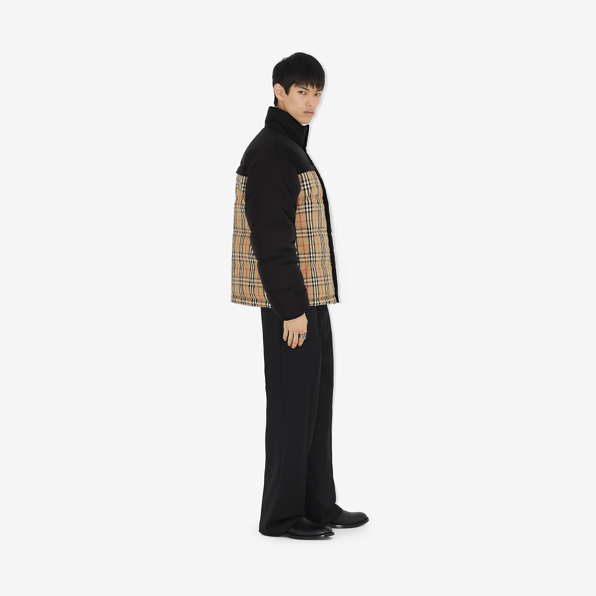 Reversible Check Puffer Jacket - 3