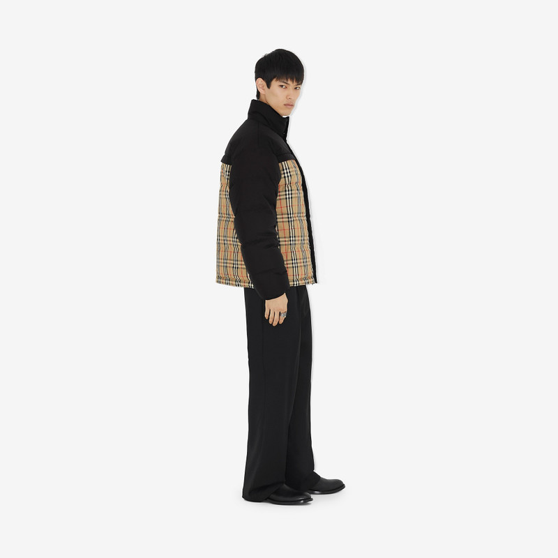 Reversible Check Puffer Jacket 3