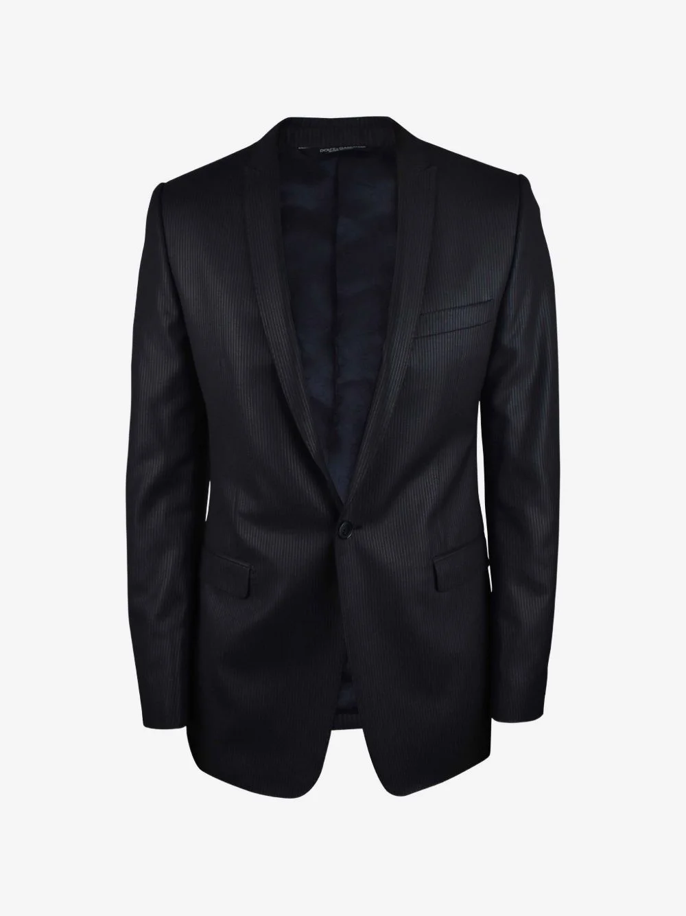 striped two-piece suit - 1