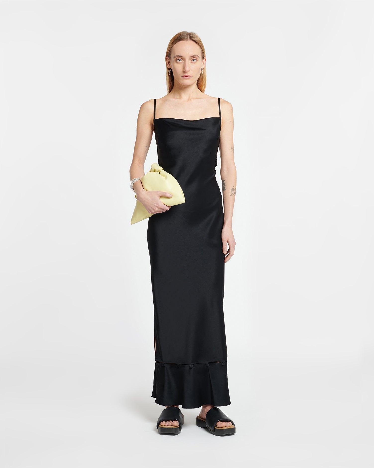 Slip Satin Maxi Dress - 2