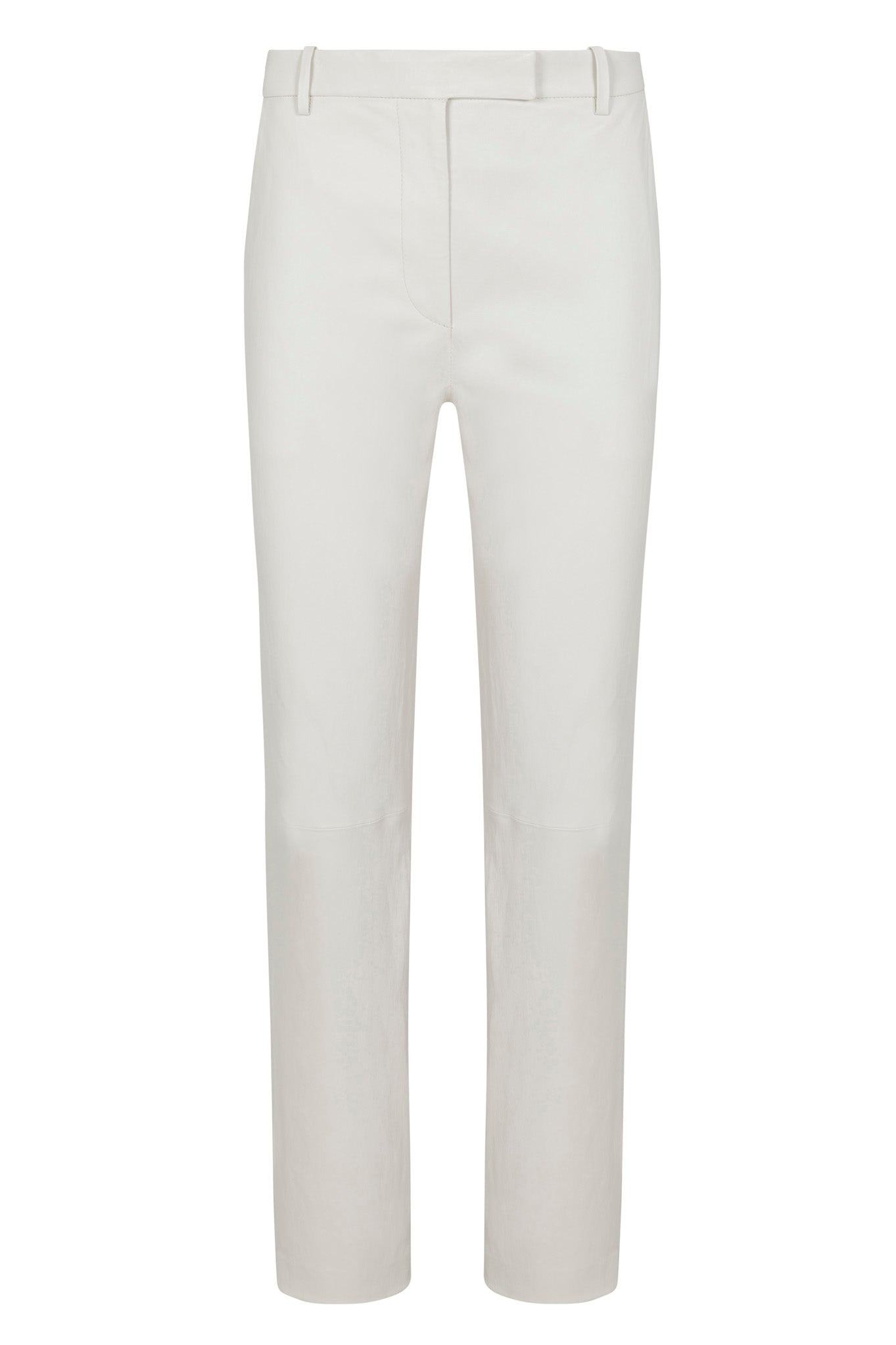 SHELL LEATHER SOPHIA CIGARETTE TROUSERS - 5