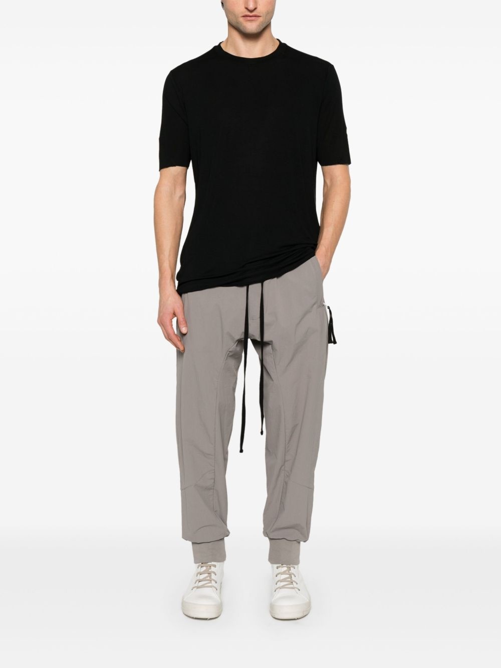 raw-cut edges T-shirt - 2