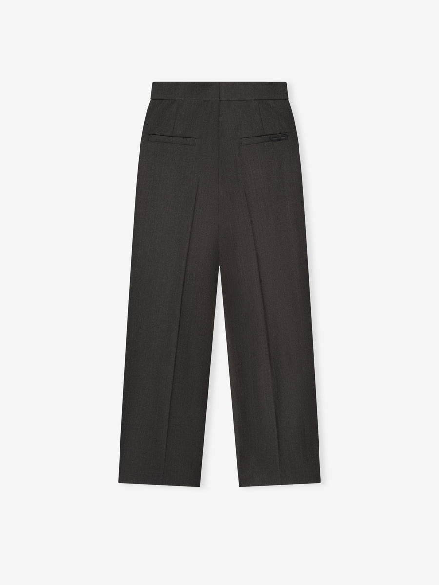 Wool Straight Leg Trouser - 3