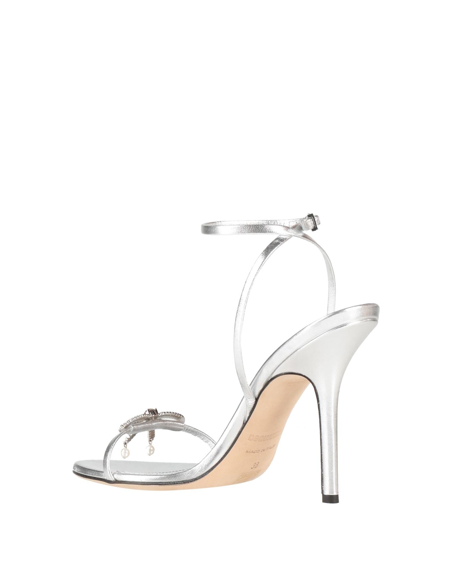 Silver Women's Sandals - 3